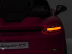 Porsche Spyder RS, 12 volt Kinder Accu Auto, rubberen banden, leder zitje en meer! - Afbeelding 13
