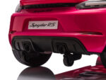 Porsche Spyder RS, 12 volt Kinder Accu Auto, rubberen banden, leder zitje en meer! - Afbeelding 8