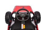 24 volt Elektrische kinderbuggy, rubberen banden, kunstleder zitje! - Afbeelding 11