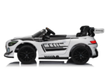 Mercedes-Benz GT3 AMG 12 volt elektrische kinderauto met rubberen banden, leder zitje en meer! - Afbeelding 4