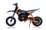 Crossmotor, 24 volt elektrische kinder motor met geveerde wielen - Afbeelding 4