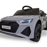 Audi RS6,12 volt elektrische kinderauto met rubberen banden, leder zitje en meer!