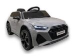 Audi RS6,12 volt elektrische kinderauto met rubberen banden, leder zitje en meer! - Afbeelding 2