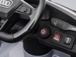 Audi RS6,12 volt elektrische kinderauto met rubberen banden, leder zitje en meer! - Afbeelding 11