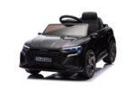 Audi S Q8, 12 volt elektrische kinderauto met rubberen banden, leder zitje en meer