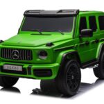 Mercedes G63 2-zitter, 24 volt elektrische kinderauto met rubberen banden en meer!