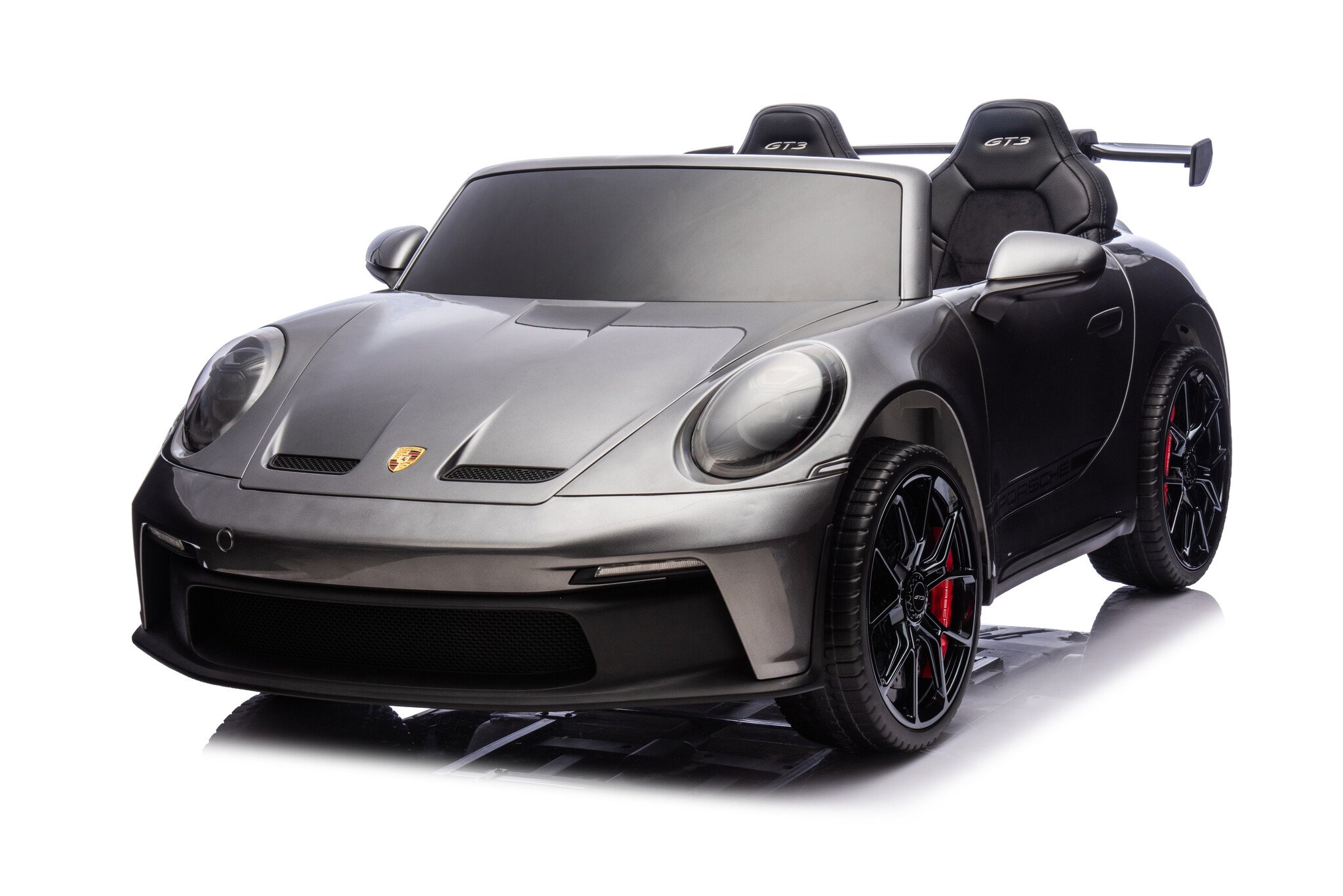 DK-P911-pro-grey-0.jpg Porsche 911 GT3 kinderauto – Pro Variant (2-zitter) - Afbeelding 1