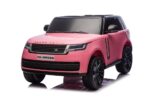 2-persoons Range Rover, 24 volt elektrische kinderauto, MP4-scherm, rubberen banden, leder zitting