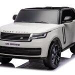 2-persoons Range Rover, 24 volt elektrische kinderauto, MP4-scherm, rubberen banden, leder zitting
