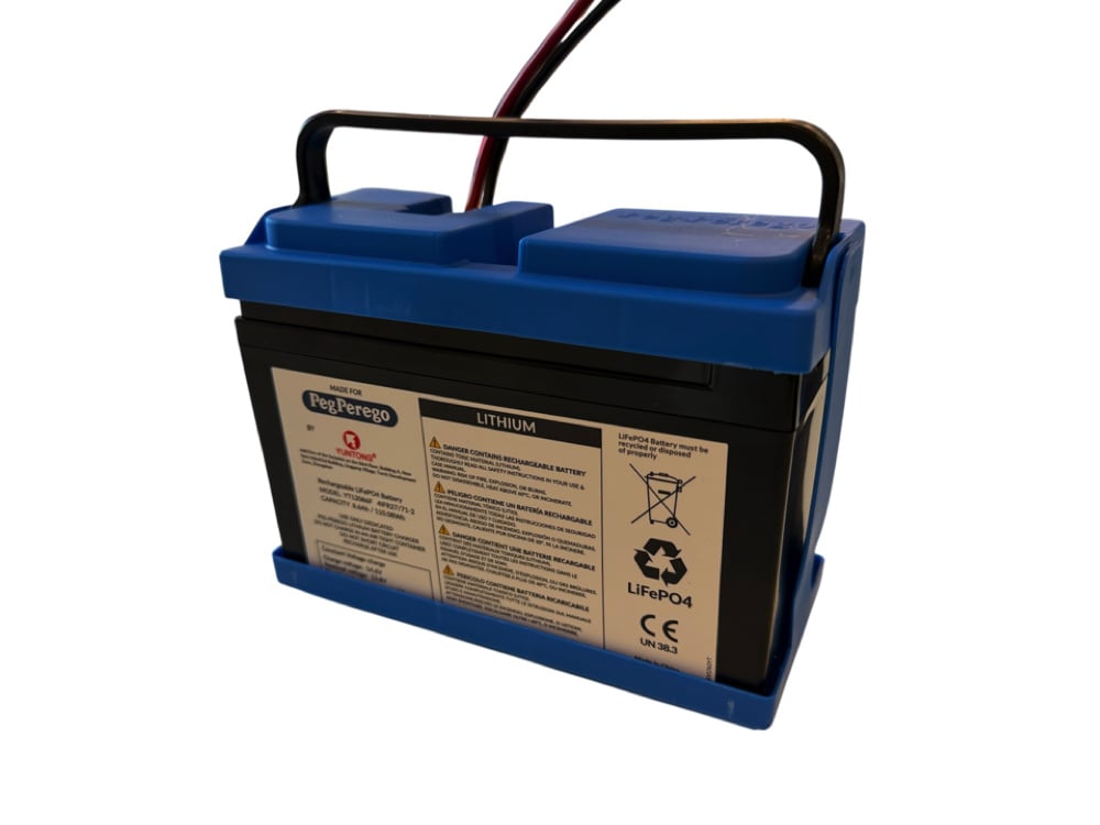 IAKB0045-0.jpg Peg Perego 12 volt 8Ah Lithium accu - Afbeelding 1