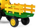 John Deere kinder tractor + aanhanger, 2 x 12 volt motoren met afstandsbediening - Afbeelding 7