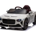 Bentley Bacalar, 12 volt elektrische kinderauto, leder zitje, rubberen banden en meer.