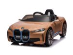 BMW i4, elektrische kinderauto, 12v, leren zitje, muziekmodule en meer!