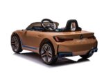 BMW i4, elektrische kinderauto, 12v, leren zitje, muziekmodule en meer! - Afbeelding 5