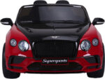 Bentley Supersports, 2 zitter elektrische kinderauto, rubberen banden en meer! - Afbeelding 10