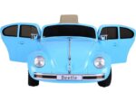 Volkswagen Beetle Oldtimer, 12 volt kinderauto met rubberen banden en meer! - Afbeelding 2