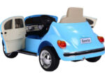 Volkswagen Beetle Oldtimer, 12 volt kinderauto met rubberen banden en meer! - Afbeelding 3