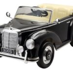 Mercedes-Benz 300S Classic, 12V elektrische kinderauto met EVA banden en kunstleder zitje!