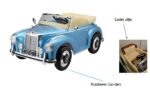 Mercedes 300S classic, 12 volt elektrische kinderauto met rubberen banden! - Afbeelding 2