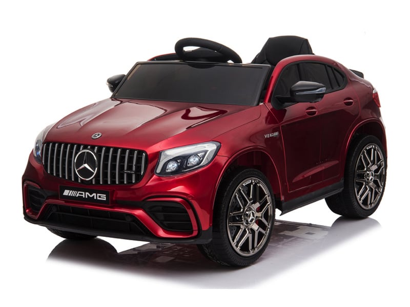 QLS5688-red-0-1.jpg MERCEDES-BENZ GLC 63, elektrische Accu Auto met muziek module en meer! - Afbeelding 1