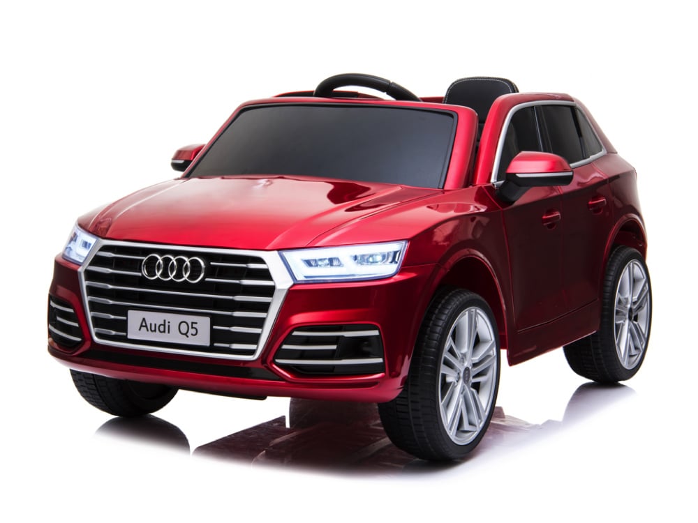 S305-red-0.jpg Audi Q5 elektrische kinderauto, 12 volt, rubber banden en meer! - Afbeelding 1