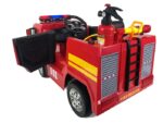 Brandweer Accu Auto, 12 volt elektrische kinderauto met veel accessoires! - Afbeelding 2