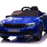 BMW M5, Leder zitje, Rubberen banden, Kinder Accu Auto!