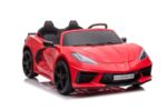 Corvette Stingray, 2-persoons elektrische kinder voertuig, 12 volt met rubberen banden, leder zitje en meer! - Afbeelding 2