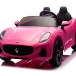Maserati GranTurismo Folgore 2-zitter, 12 volt kinderauto  met rubberen banden en meer!