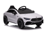 Mercedes CLA 45 S AMG Elektrische Kinderauto 12 volt elektrische kinderauto met rubberen banden, leder zitje en meer! - Afbeelding 2